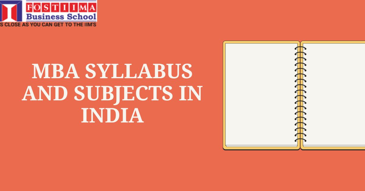 Mba syllabus and subject