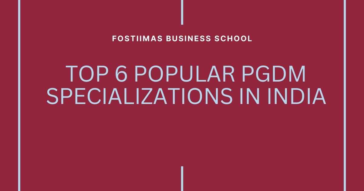What is the Best PGDM Specialization